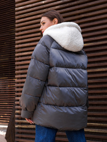 Куртки MilaNova модель Куртка К-271 серый Фото