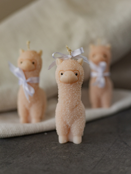 Ароматическая свеча "Альпака", аромат - Coffee bean & cacao, з натурального оливкового воску Candle Design модель 140.2004 Фото