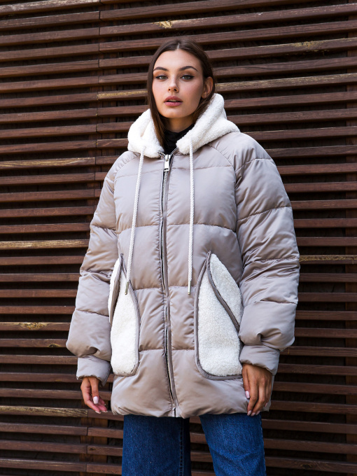 Зимняя куртка MilaNova модель Куртка К-271 капучино Фото