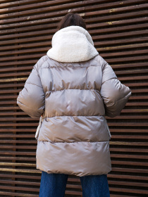 Зимняя куртка MilaNova модель Куртка К-271 капучино Фото