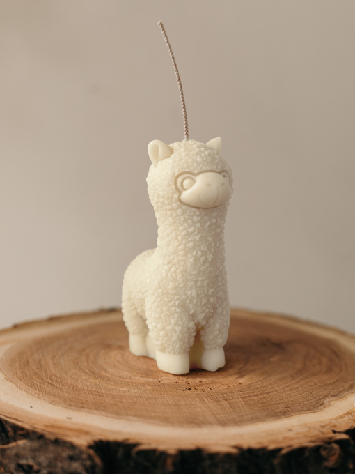 Ароматическая свеча "Альпака", аромат - Coffee bean & cacao, з натурального оливкового воску Candle Design модель 140.2027 Фото