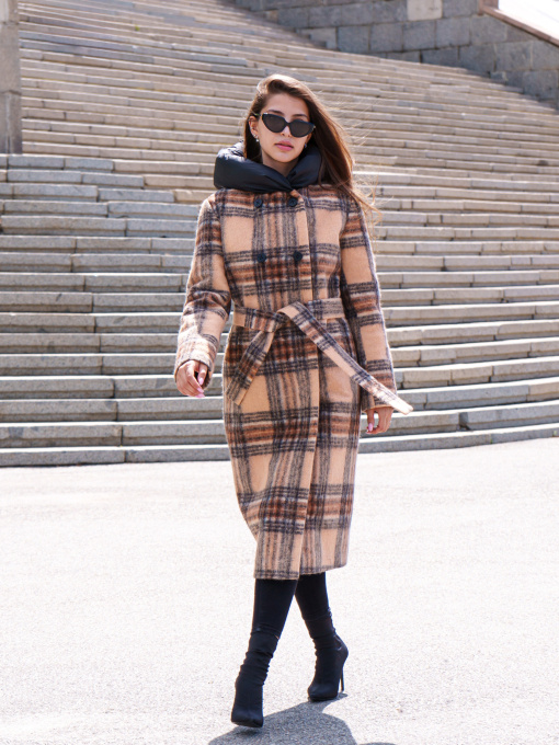 Пальто MilaNova модель Пальто ПВ-228ех рыжий Фото