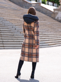 Пальто MilaNova модель Пальто ПВ-228ех рыжий Пальто MilaNova модель Пальто ПВ-228ех рыжий Фото