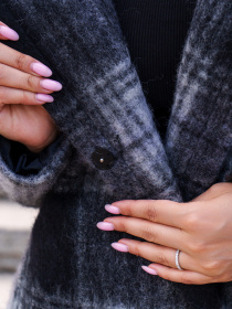 Пальто с утеплителем MilaNova модель Пальто ПВ-228ех серый Фото