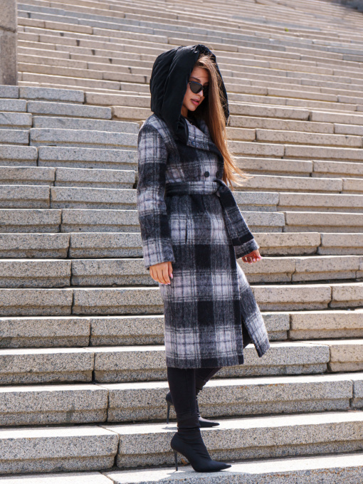 Пальто з утеплювачем MilaNova модель Пальто ПВ-228ех серый Фото