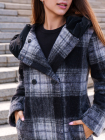 Пальто з утеплювачем MilaNova модель Пальто ПВ-228ех серый Пальто з утеплювачем MilaNova модель Пальто ПВ-228ех серый Фото