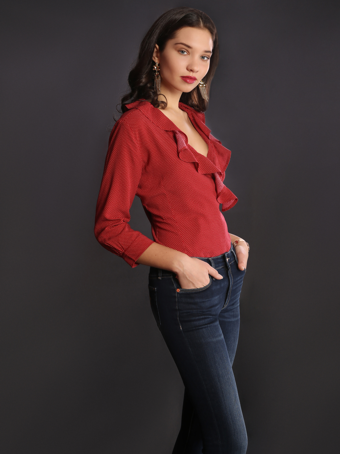 Сорочки Colin’s модель CL1041525_Q1.V1_RED Фото