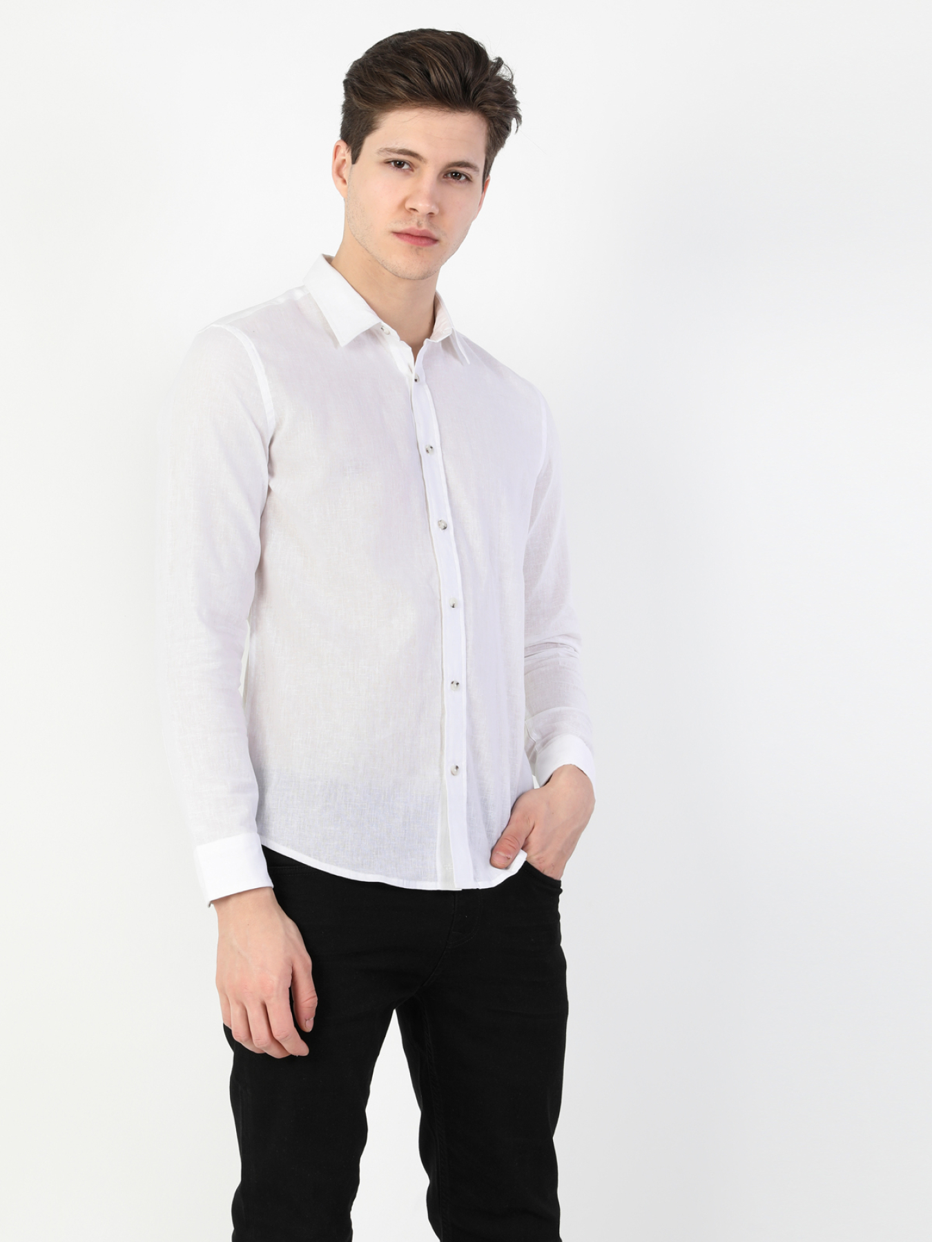 Рубашки Colin’s модель CL1041771_Q1.V1_WHT Фото