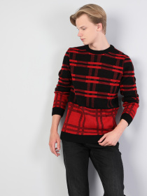 Кофты и свитера Colin’s модель CL1044464_Q1.V1_RED Фото