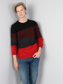 Кофты и свитера Colin’s модель CL1044602_Q1.V1_RED Фото