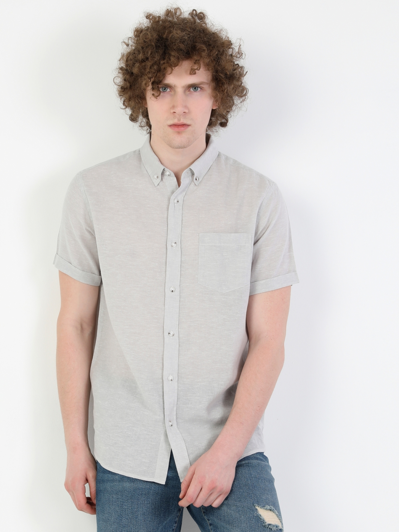 Рубашки Colin’s модель CL1043017_Q1.V1_BEI Фото