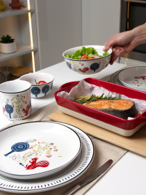 Тарілка глибока "Лісова пісня" MBM MY HOME модель KP-50 WHITE Фото