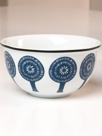 Тарелка глубокая "Лесная песня" MBM HOME модель KP-50 WHITE Фото