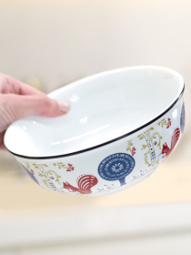 Тарелка глубокая "Лесная песня" MBM HOME модель KP-51 WHITE Фото