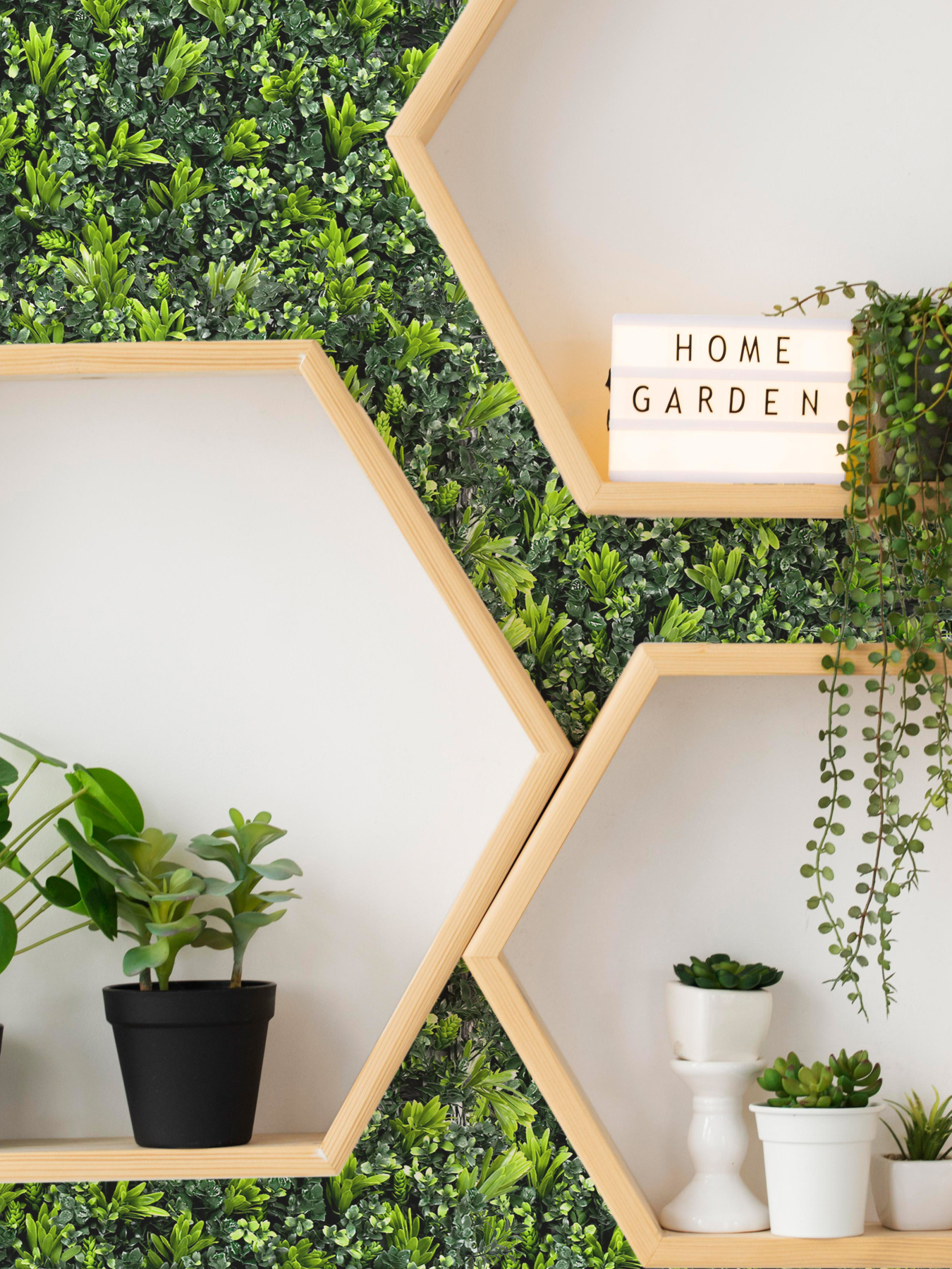 Декоративное зеленое покрытие-фитостена "Патио микс" Engard модель GCK-18 Фото