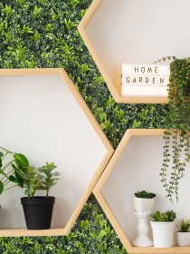 Декоративное зеленое покрытие-фитостена "Патио микс" Engard модель GCK-18 Фото