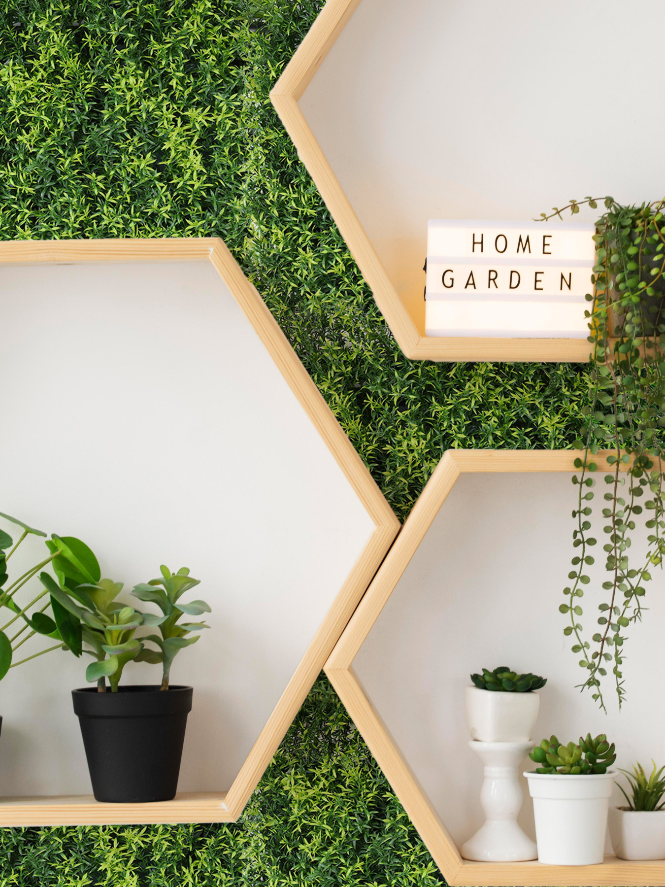 Декоративное зеленое покрытие-фитостена "Розмарин" Engard модель GCK-31 Фото