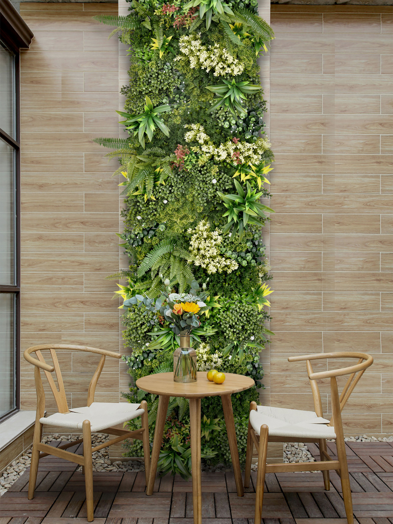 Декоративное зеленое покрытие-фитостена "Gaya", комплект 3 шт. Engard модель GCK Set-2 Фото