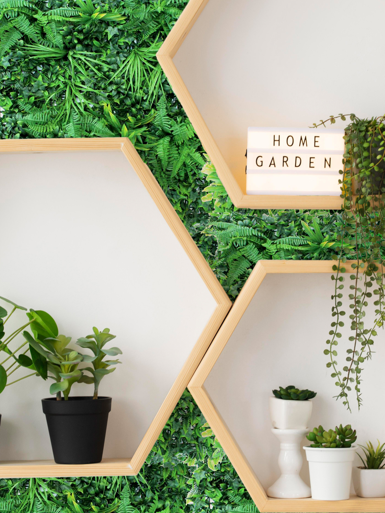 Декоративное зеленое покрытие-фитостена "Джунгли" Engard модель GCK-08 Фото