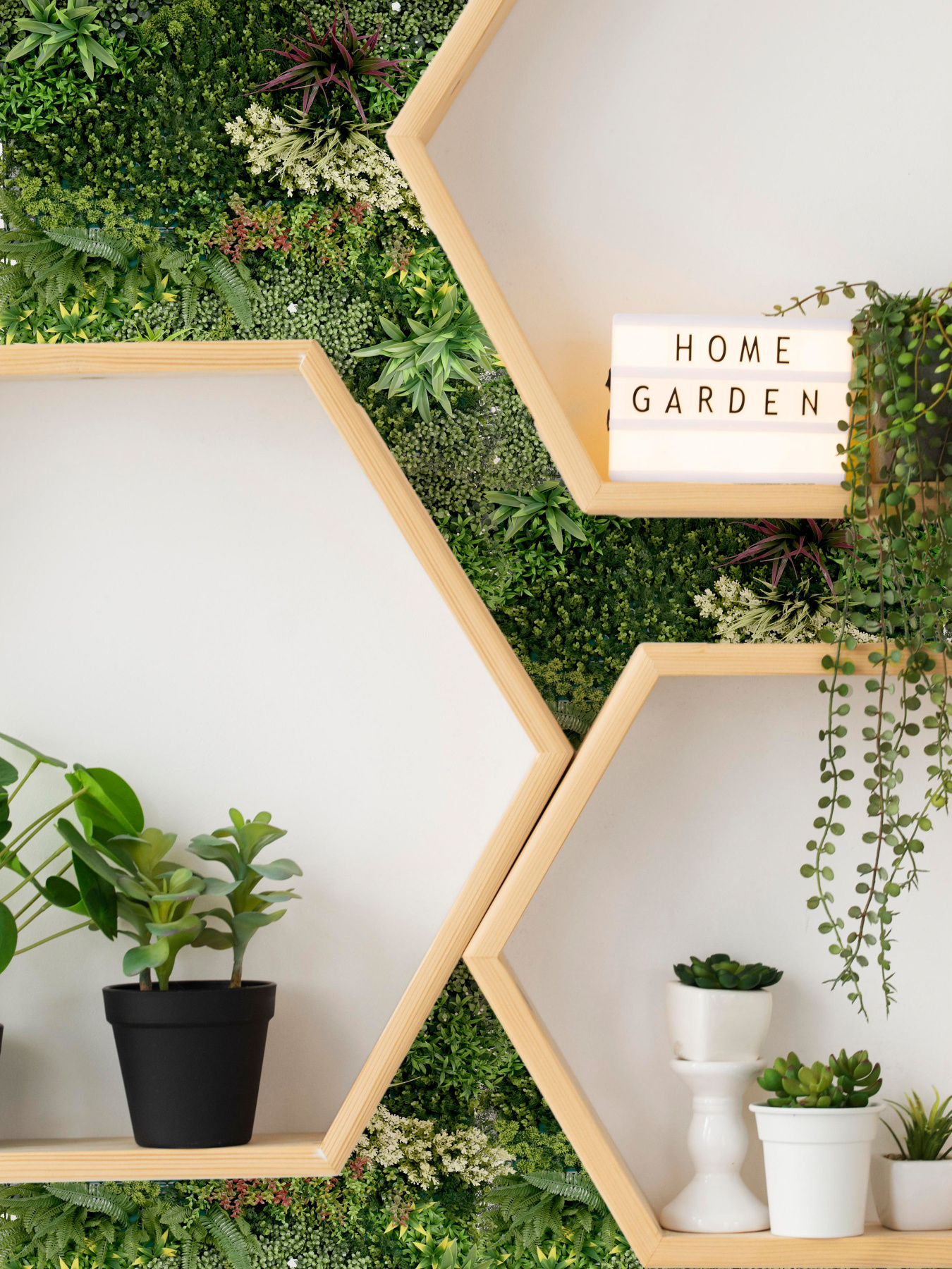 Декоративное зеленое покрытие-фитостена "Astreya" Engard модель GCK-20 Фото