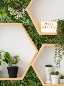 Декоративное зеленое покрытие-фитостена "Afina" Engard модель GCK-21 Фото