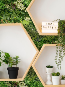 Декоративное зеленое покрытие-фитостена "Geba" Engard модель GCK-22 Фото