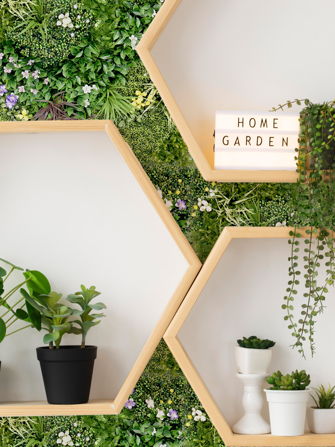 Декоративне зелене покриття-фітостіна "Blossom Carnival" Engard модель GCK-24 Фото