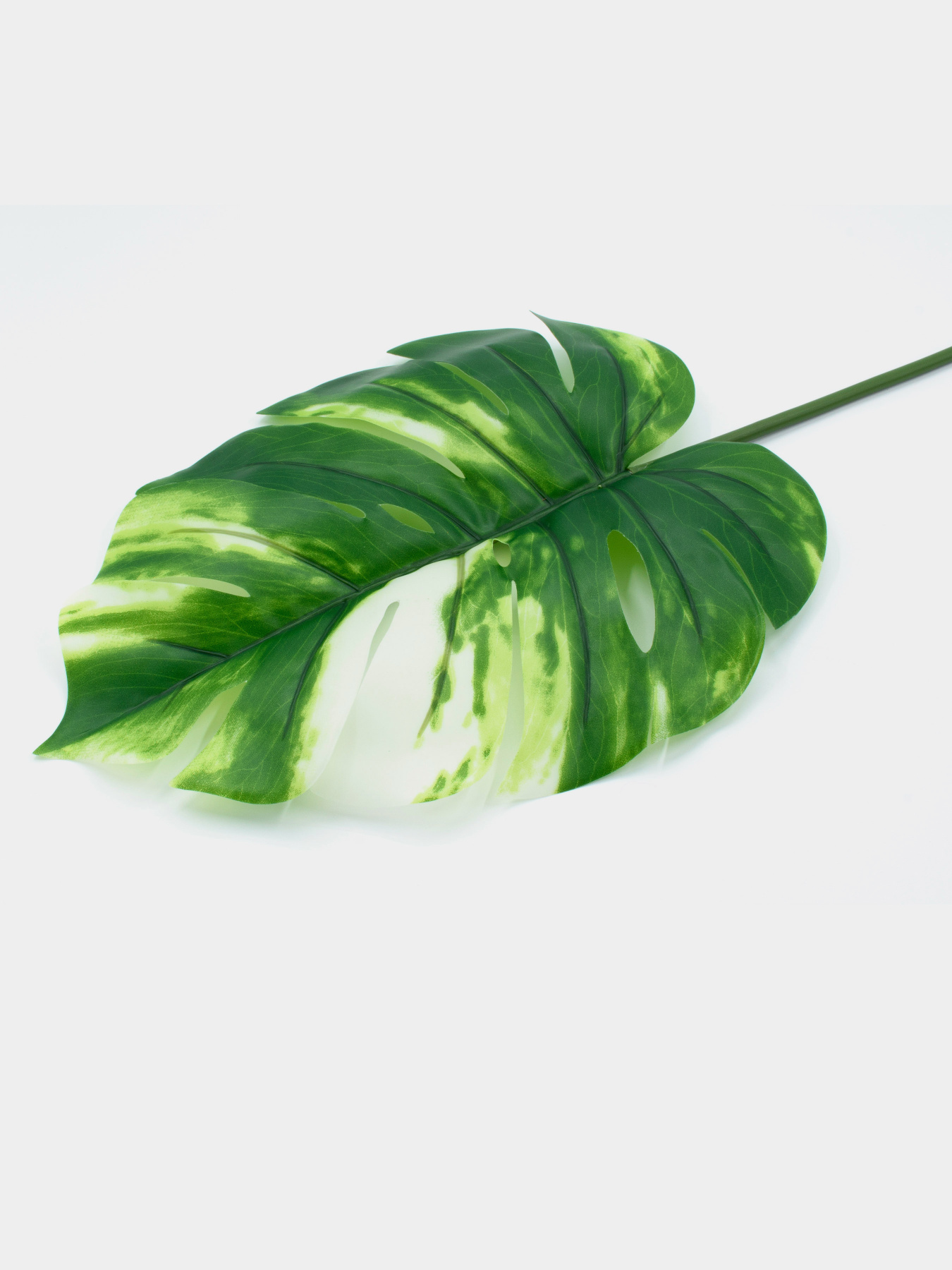 Искуственный лист "Monstera Alba" Engard модель TW-53 Фото