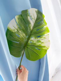 Искуственный лист "Monstera Alba" Engard модель TW-53 Фото