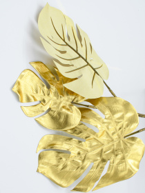 Искусственная ветка "Monstera", золото Engard модель TW-20 Фото