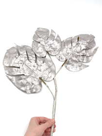 Искусственная ветка "Monstera", платина Engard модель TW-21 Фото