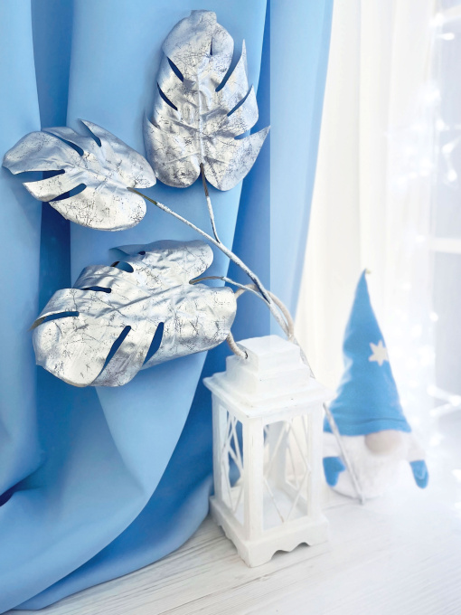 Штучна гілка "Monstera", платина Engard модель TW-21 Фото