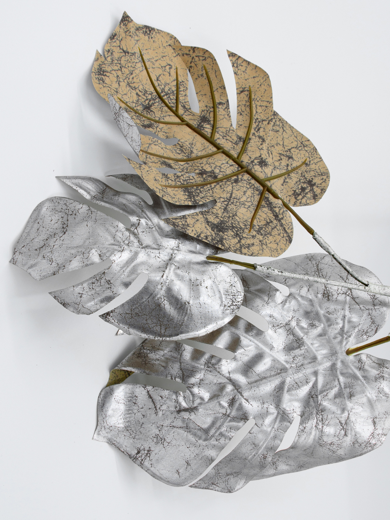 Искусственная ветка "Monstera", платина Engard модель TW-21 Фото