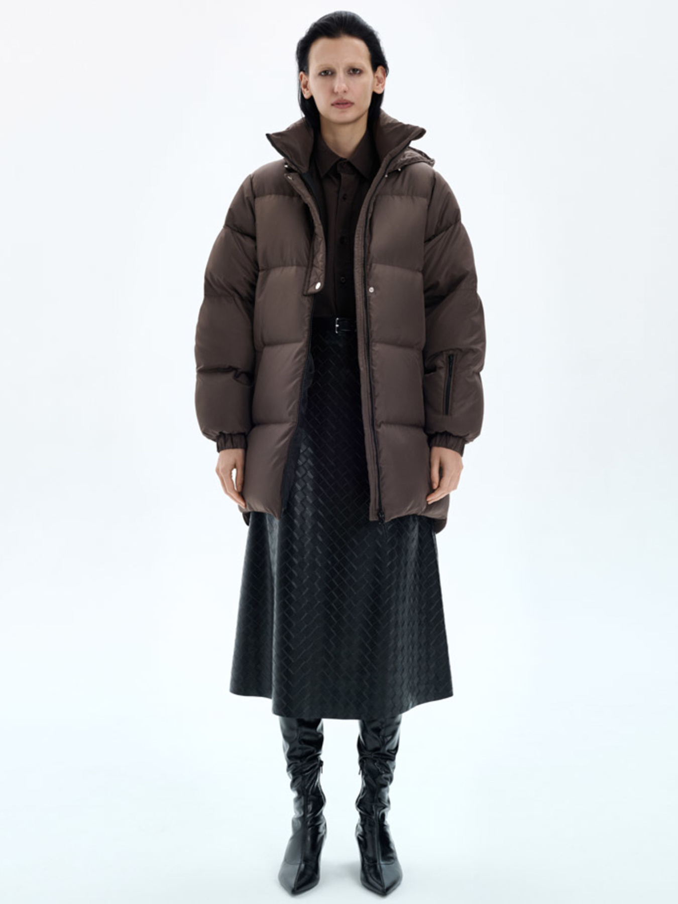 Пуховик MARCHI модель AW-21-18brown Фото