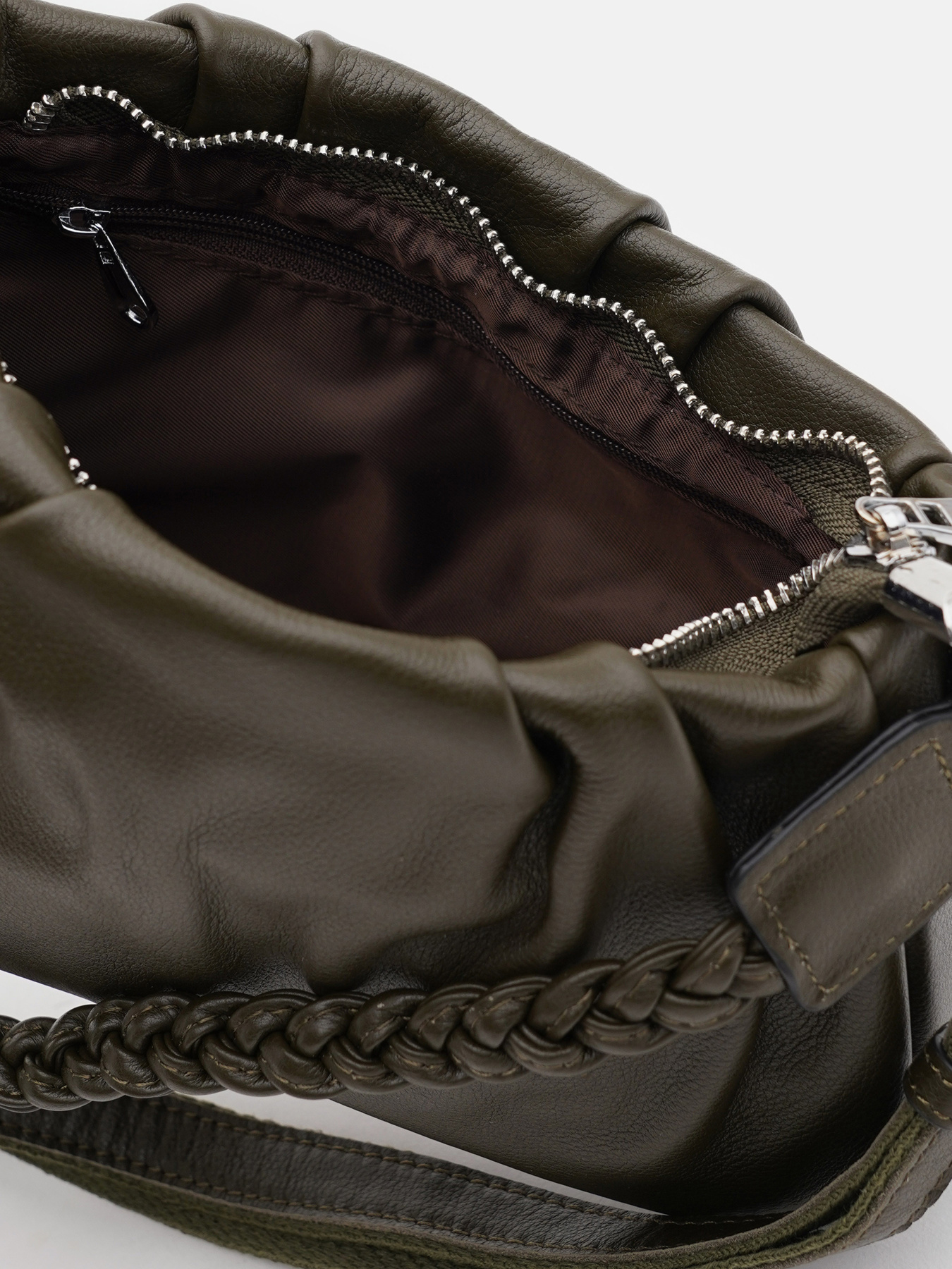 Кросс-боди Borsa Leather модель K15001gr-green Фото