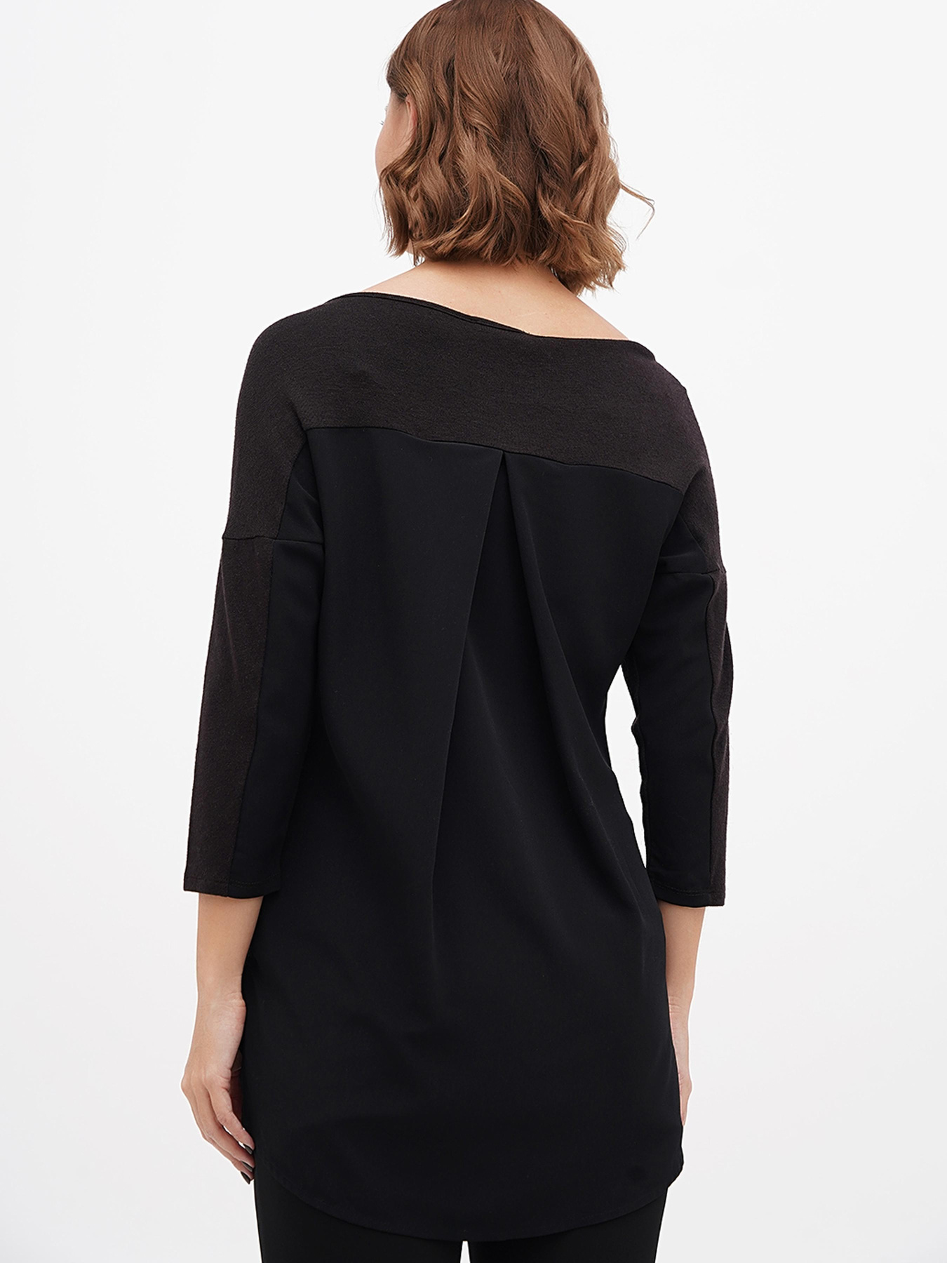 Джемпер Sassofono модель A271-SC-2572_темно-коричневый Фото