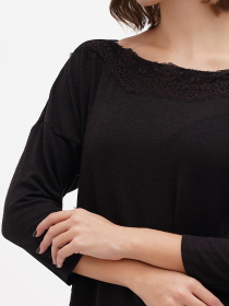 Джемпер Sassofono модель A271-SC-2572_темно-коричневый Фото