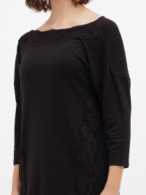 Джемпер Sassofono модель A271-SC-2572_темно-коричневый Фото