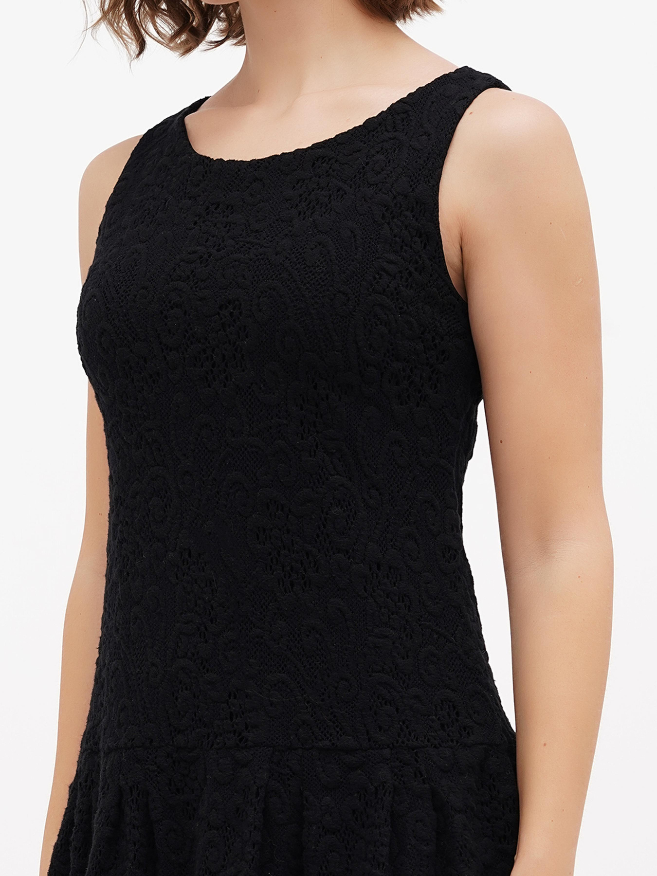 Платье мини Sassofono модель A271-SC-2578_черный Фото