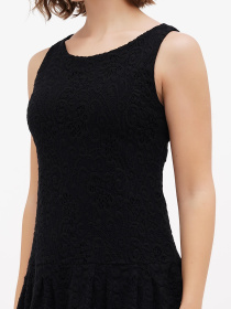 Платье мини Sassofono модель A271-SC-2578_черный Фото