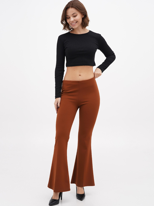 Штани повсякденні Sassofono Модель A271-CL-3742_Коричневий Фото