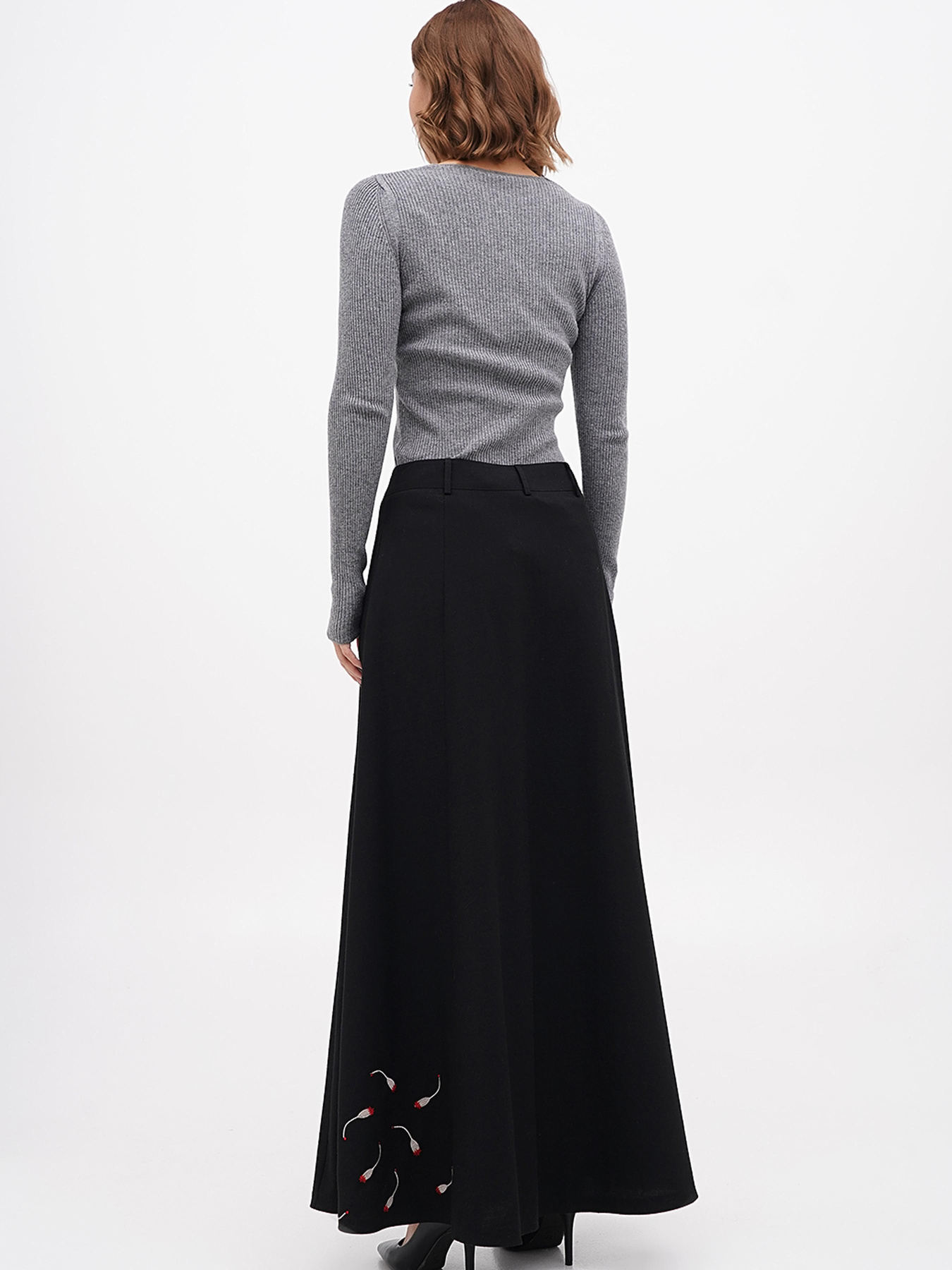 Спідниця максі Sassofono модель A271-SF-3751 Фото