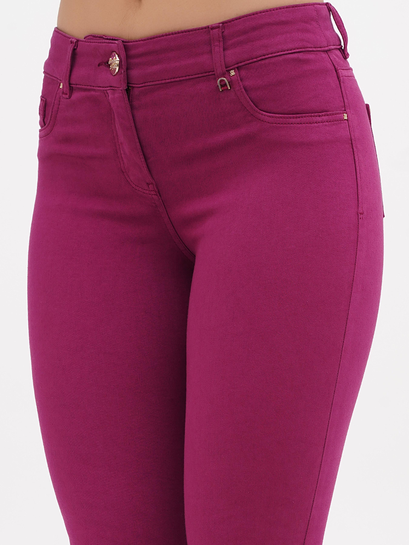 Скіні джинси Sassofono модель A271-SF-2532_фиолетовый Фото
