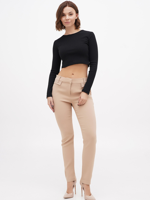 Брюки повседневные Sassofono модель A271-SF-2541_бежевый Фото