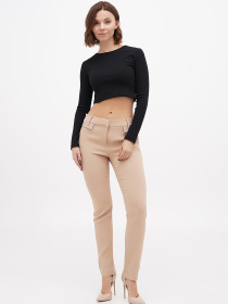 Повседневные штаны Sassofono модель A271-SF-2541_бежевый Фото