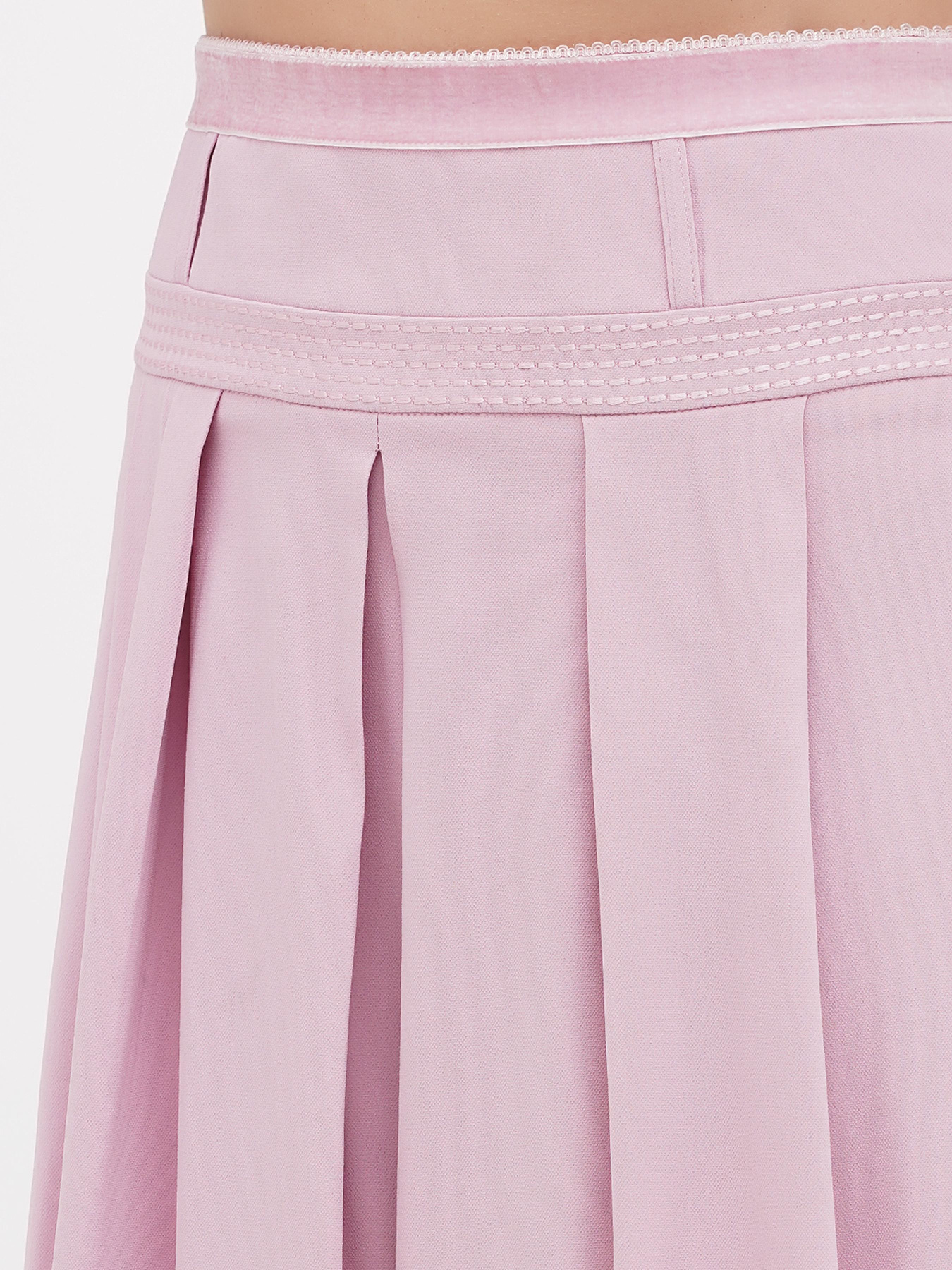 Юбка миди Sassofono модель A271-SF-2542_розовый Фото