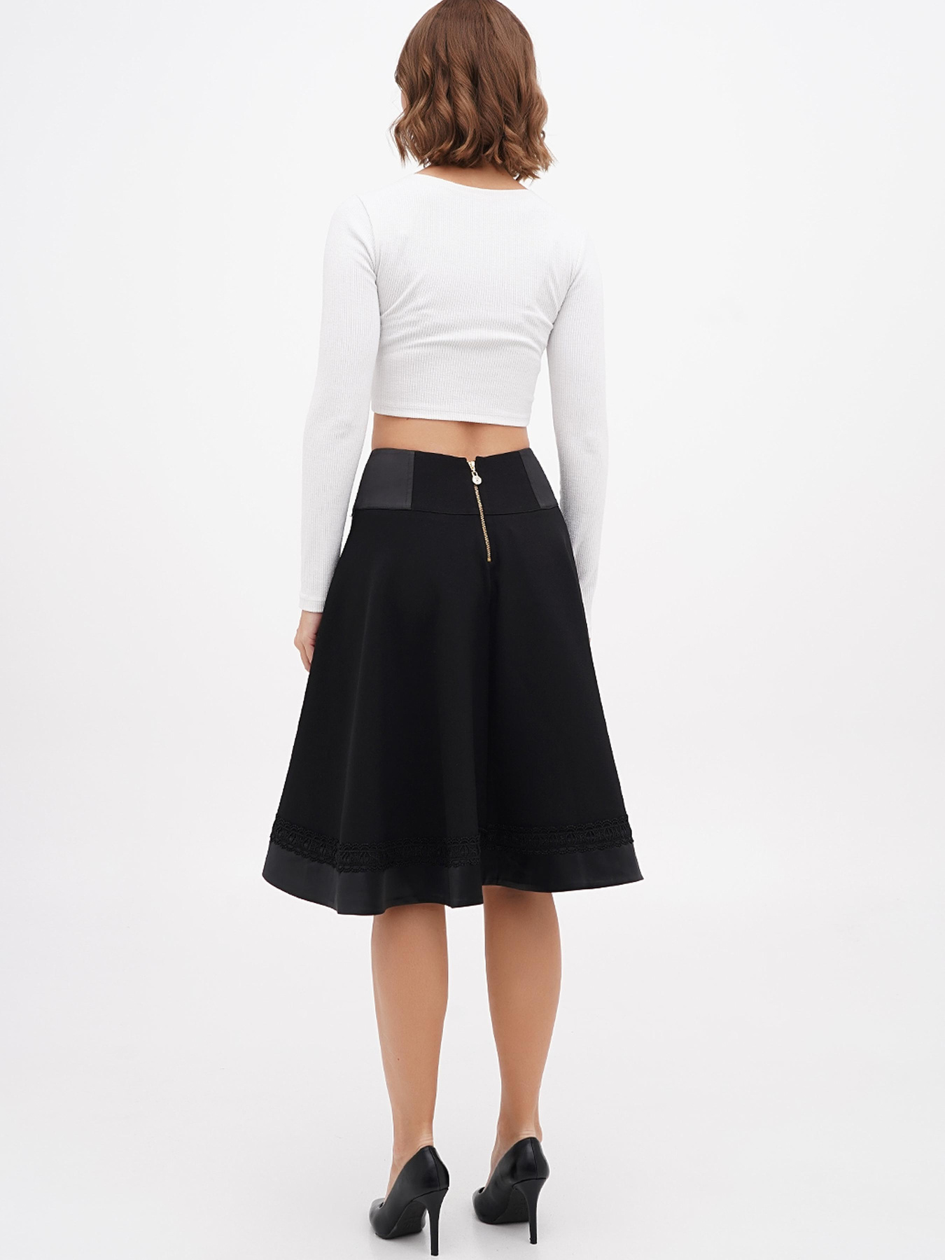 Юбка миди Sassofono модель A271-SF-2547 Фото