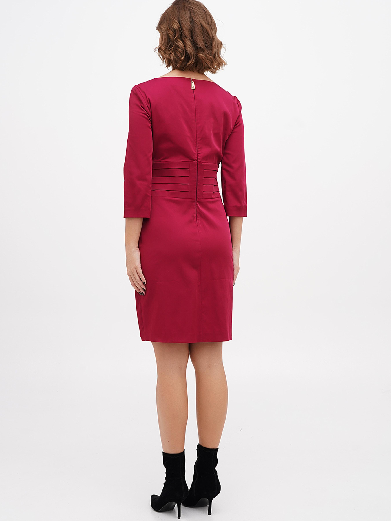 Платье мини Sassofono модель A271-SC-2562_бордо Фото