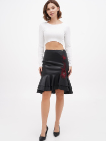 Спідниця міді Sassofono модель A271-SF-2910 Фото