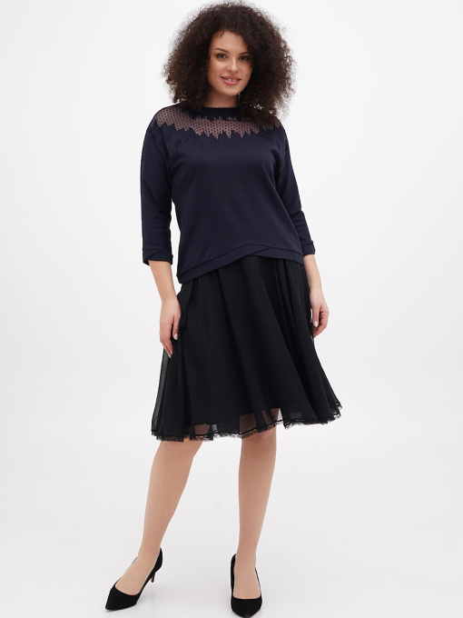 Спідниця міді Sassofono Модель A272-SC-3264 Фото